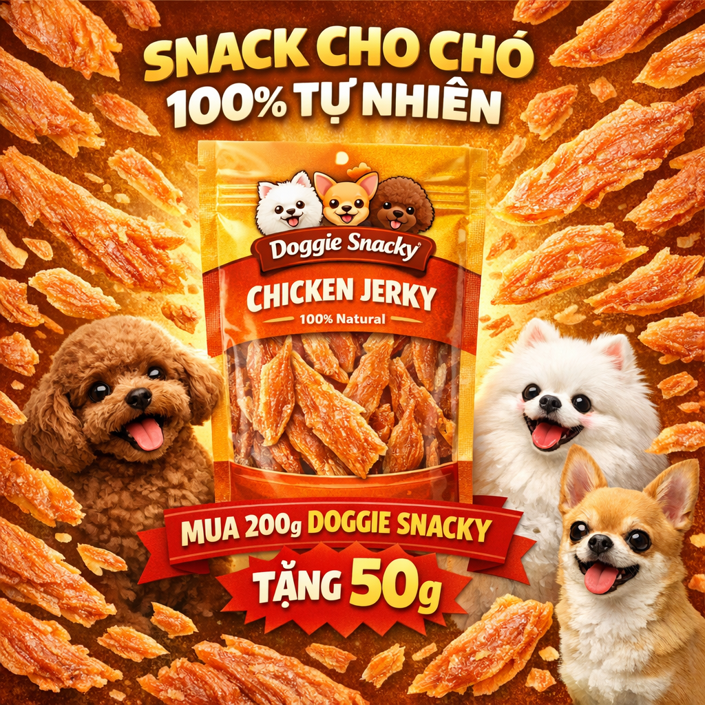 Doggie Snacky chicken jerky